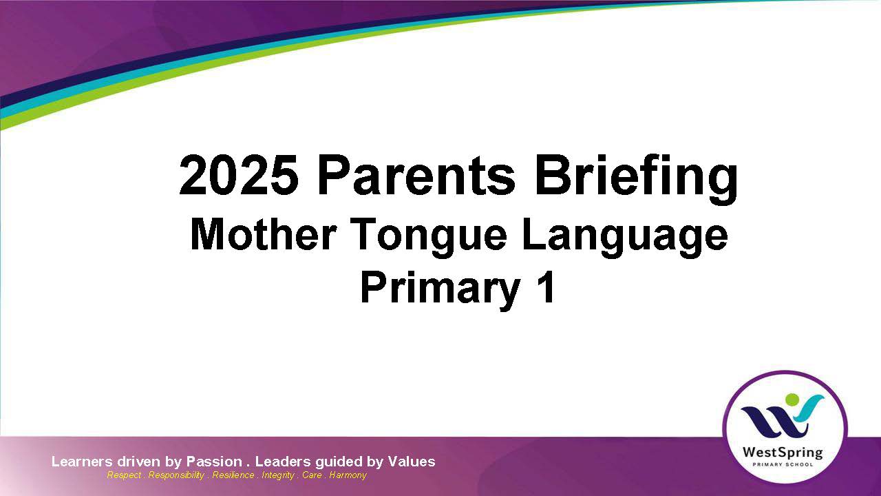 P1 Mother Tongue